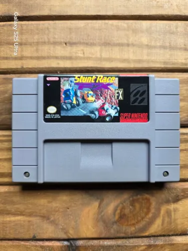 Cartucho Stunt Race FX original para Super Nintendo