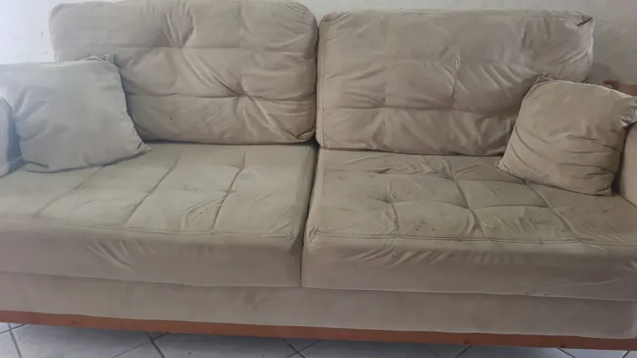 Kit sofá e cadeira 