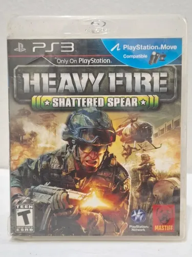 Vendo jogo: Heavy Fire: Shattered Spear PS3 - Jogo de Tiro Original