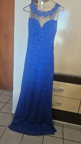 Vestido de festa azul