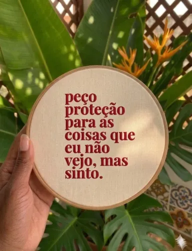 PEÇO PROTEÇÃO - BORDADO