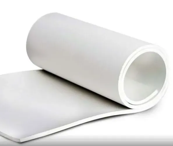 Lençol de Borracha Atóxica Branca Alimentícia - 6,0mm X 1m Largura