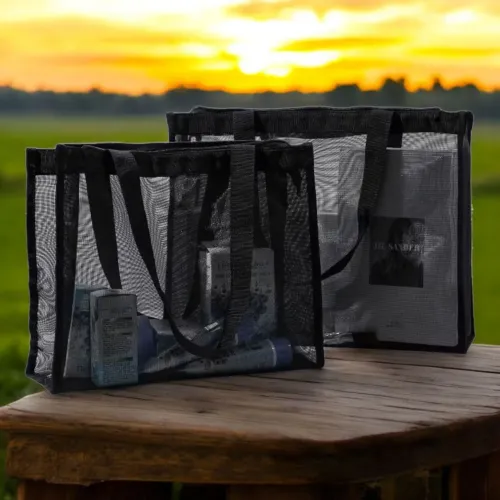 Bolsa de Praia Compras Transparente Espaçosa Grande