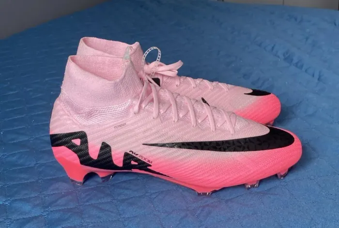 Chuteira Nike Zoom Mercurial Superfly 9 Elite Campo - Rosa