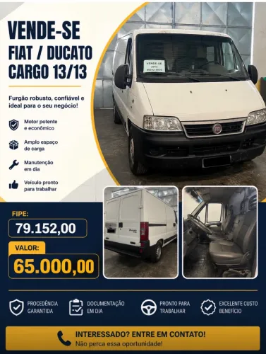 Fiat Ducato Cargo Curto 2.3 ME Diesel 2013