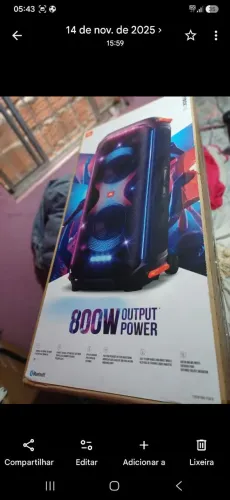 Caixa jbl 710