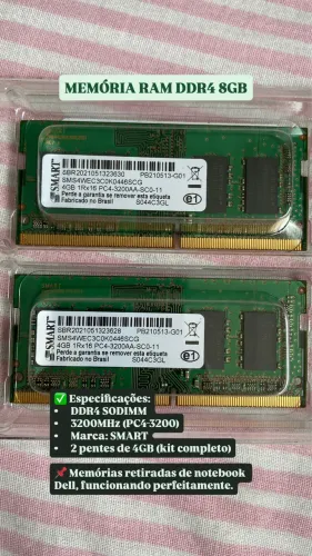 MEMÓRIA RAM DDR4 8GB