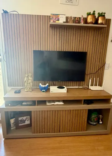 Sofá rack e painel