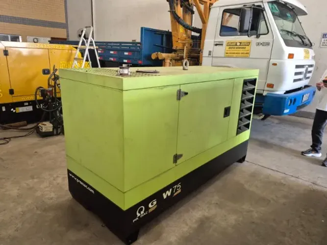 Gerador Diesel Pramac GBW 75 kVA Trifásico Com Motor - Yanmar