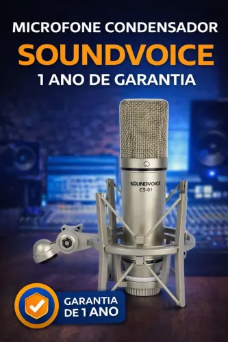 Microfone Condensador Soundvoice CS-01