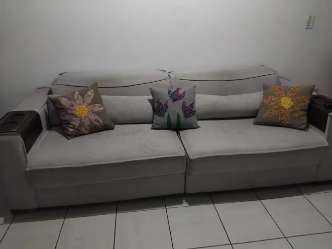 Sofá de dois lugares, acento para quarto pessoas 
