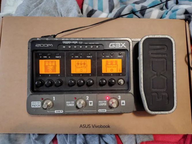 Pedaleira Zoom G3 - com upgrades