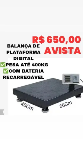 Balança 400kg de plataforma