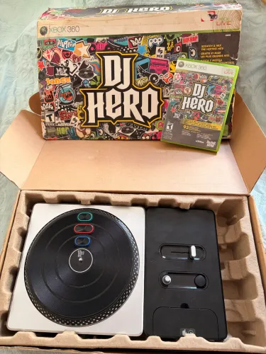 DJ HERO XBOX 360 funcionando perfeitamente