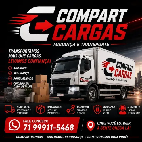 Transporte e mudança para todo o Brasil 