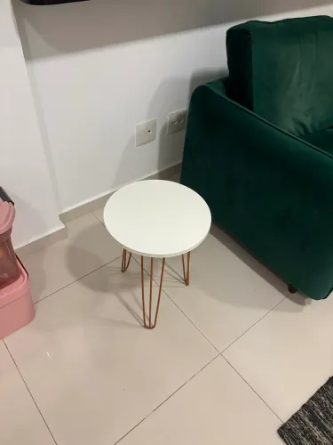 Mesas auxiliares rose gold
