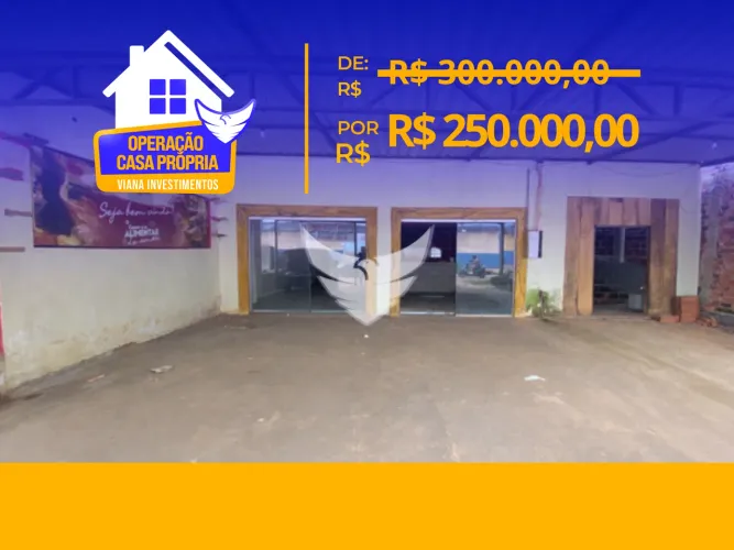 Ponto Comercial com casa nos fundos | Não Financia