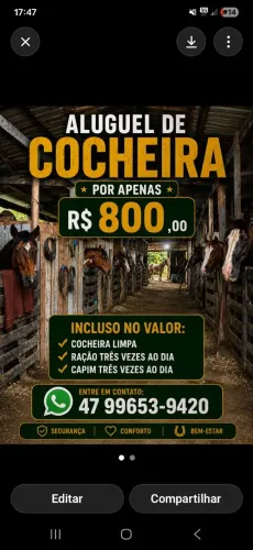 Aluguel de cocheira