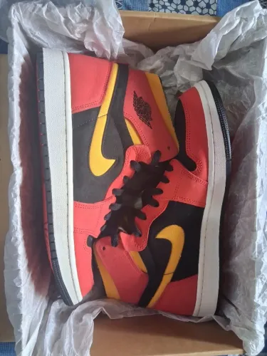 Tênis Air Jordan 1 High Zoom CMFT Black Chile Red