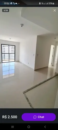 APARTAMENTO WAY RESIDENCE 54 M² 2 QUARTOS( SUÍTE ) 2 BANHEIROS