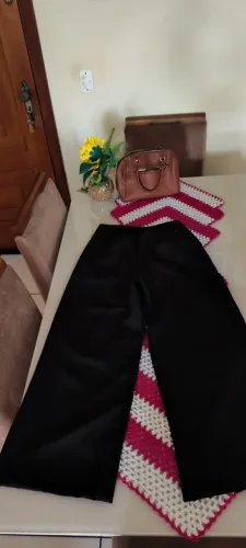 Calça pantalona preta