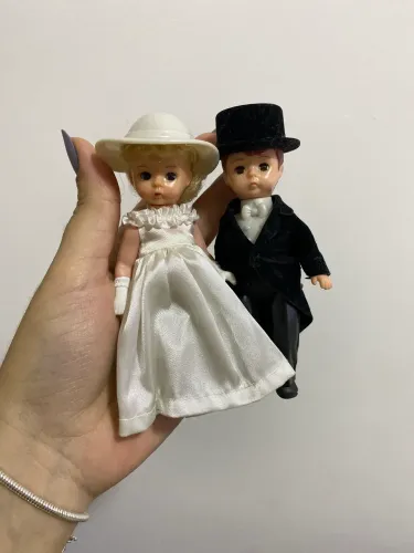 lote casal bonecas Madame Alexander noivos