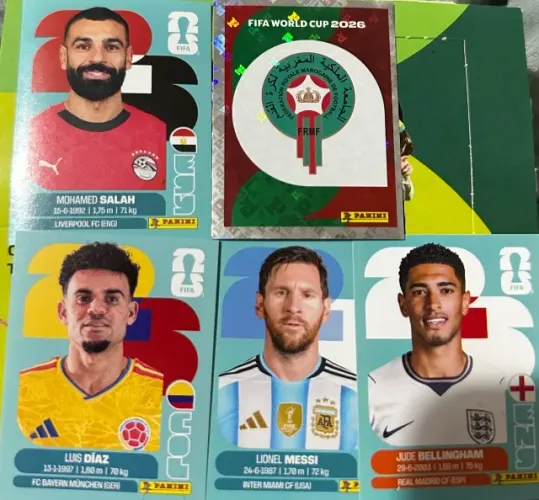 Kit 300 figurinhas copa do mundo panini 2026 originak