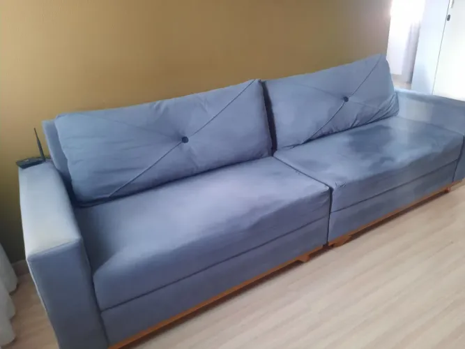Sofá living não retrátil 