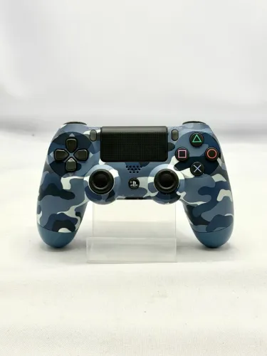 Controle Camuflado Azul PlayStation 4 Seminovo