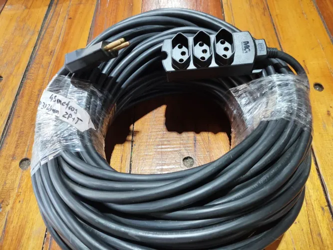 Extensão elétrica PP3x3,5mm - 45 metros