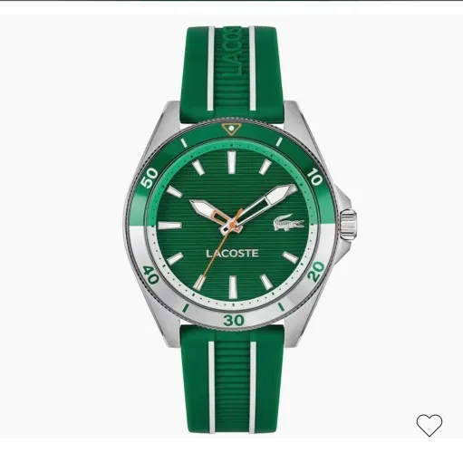 relógio lacoste mainsail masculino verde