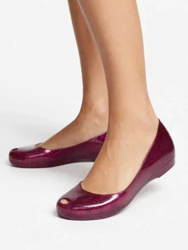 Melissa com gliter rosa, número 36