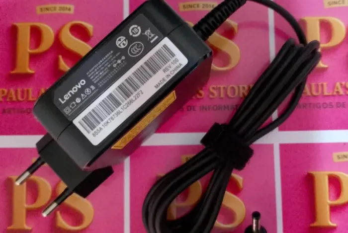Fonte Carregador Lenovo 45W Ponta Fina