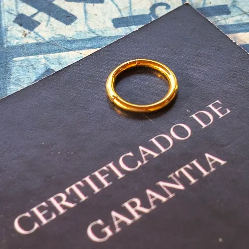 Piercing argola de titânio