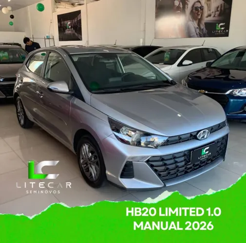 Hyundai HB20 Limited 1.0 Flex 12V Mec. 2026