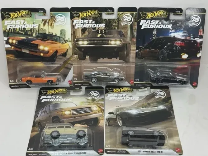 Hot Wheels Premium 2026 Fast & Furious 25th, CHASE 1970 Dodge Charger, HNW46-956Q, lacrado