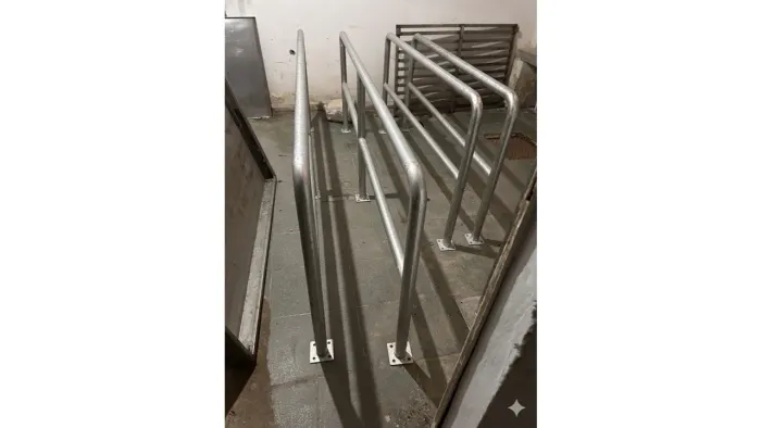 Corrimãos industriais aço inox 316