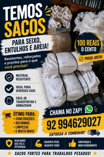 SACOS PARA ENTULHO