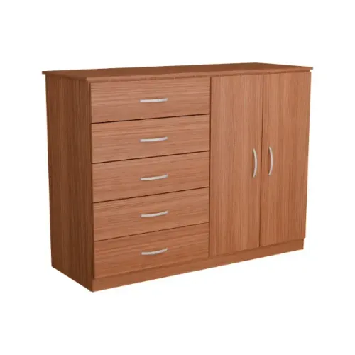 Cômoda Araruama.Miracema 5Gvs 2Pts Cinamomo AS Moveis - Entrega Rápida! 