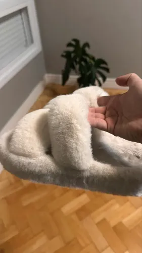 Chinelo peludo Pantufa tamanho 36/37