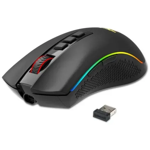 Mouse Gamer Redragon Cobra Pro, RGB, 16000 DPI, 8 Botões, Preto, M711-PRO