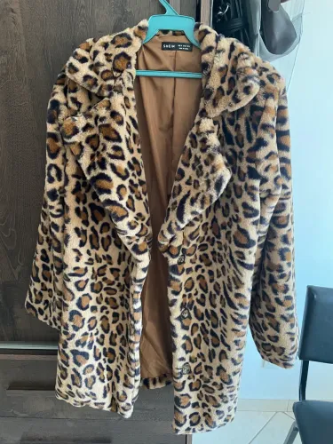 Casaco animal print 