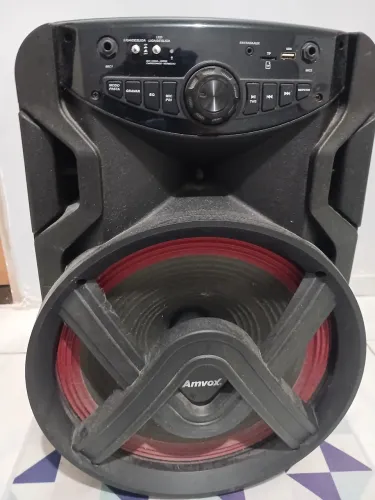 Caixa de som amplificada amvox 700W rms