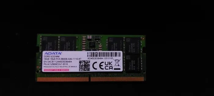Memoria ram ddr5 16gb 5600mhz ADATA