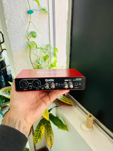 Interface de áudio Dgnog uc22 24-bit/192khz