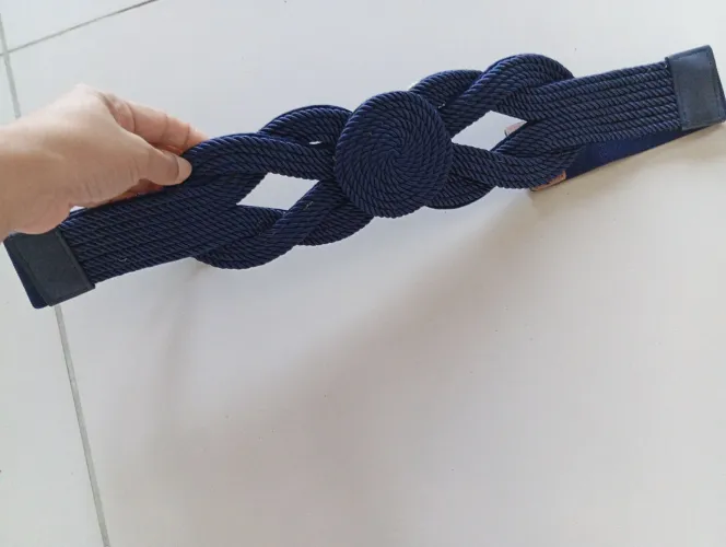 Cinto azul marinho novo