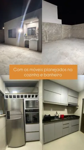 Casa de 2/4 de esquina no Cond. Summer Houses, com armários na cozinha e banheiro