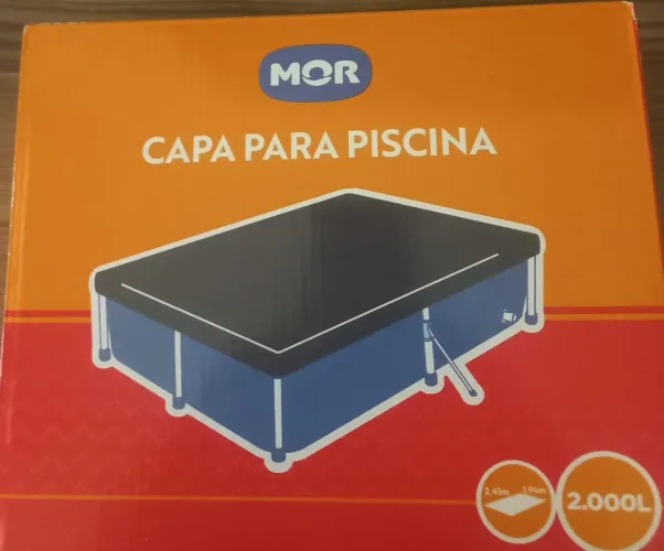 Piscina MOR 2.000L + Capa - Semi nova