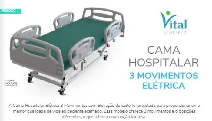 Cama Hospitalar Eletrica