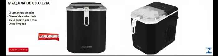 Máquina de gelo 12kg